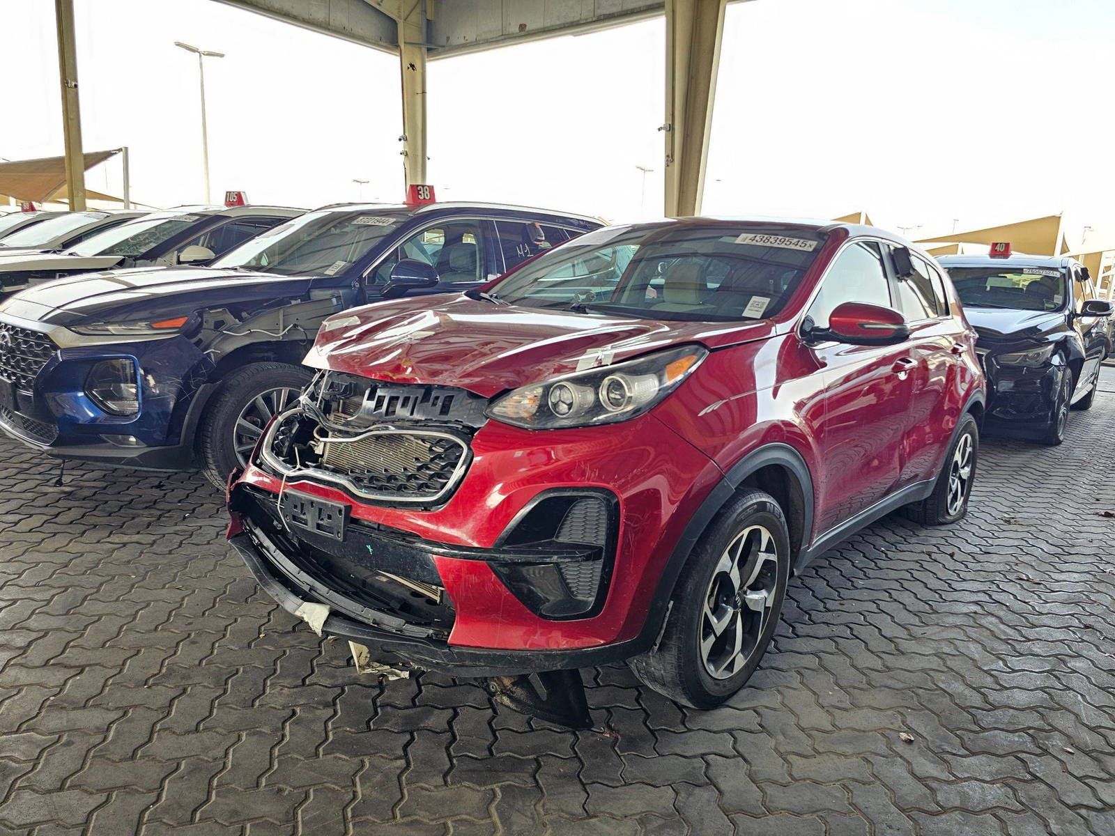 2020 KIA SPORTAGE — 96906 Miles — Lot 43839545 — Ind. 12 - Marhaba Auctions Used Cars - Image 5