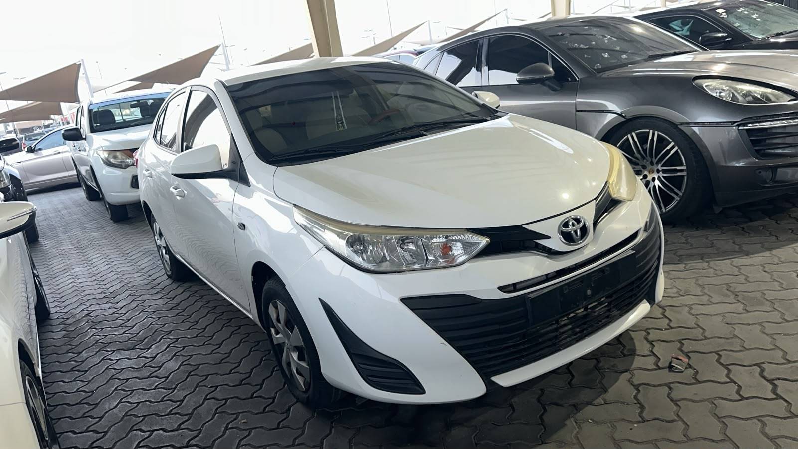 2019 TOYOTA YARIS — sold — 186521 KM — Lot 0K2054208 — Souq - Marhaba Auctions Used Cars - Image 3