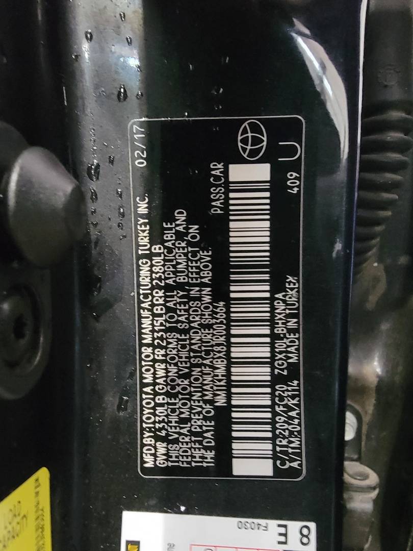2018 TOYOTA C-HR — 127419 Miles — Lot 44073714 - Marhaba Auctions Used Cars - Image 9