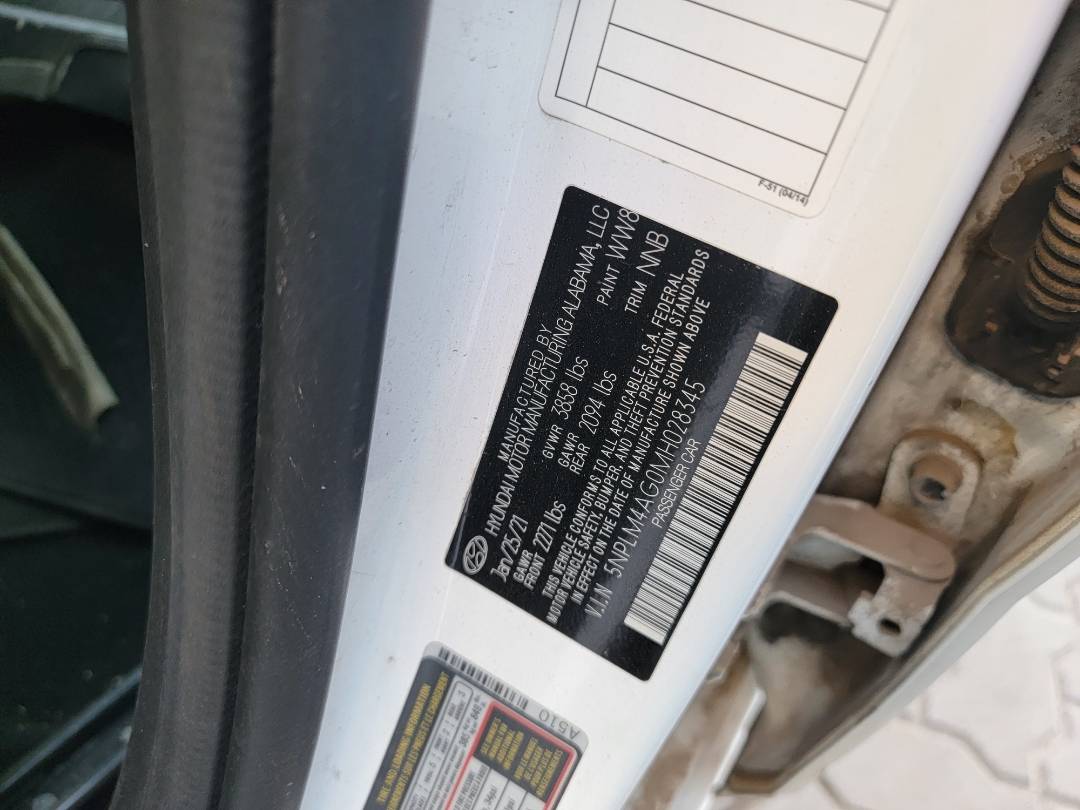 2021 HYUNDAI ELANTRA — 76583 Miles — Lot H028345 — Main - Marhaba Auctions Used Cars - Image 9