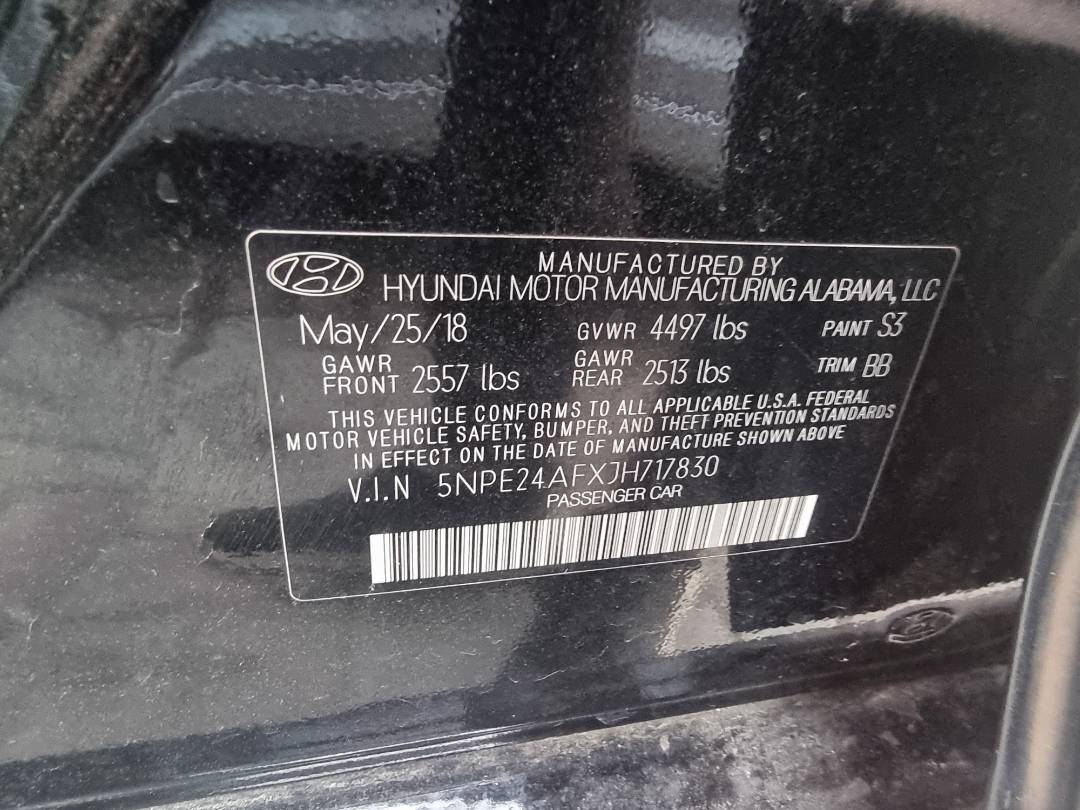 HYUNDAI SONATA 2018 - Marhaba Auction Used Cars - Image 8