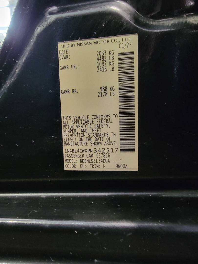2023 NISSAN ALTIMA — 30584 Miles — Lot XPN342517 — Main - Marhaba Auctions Used Cars - Image 10