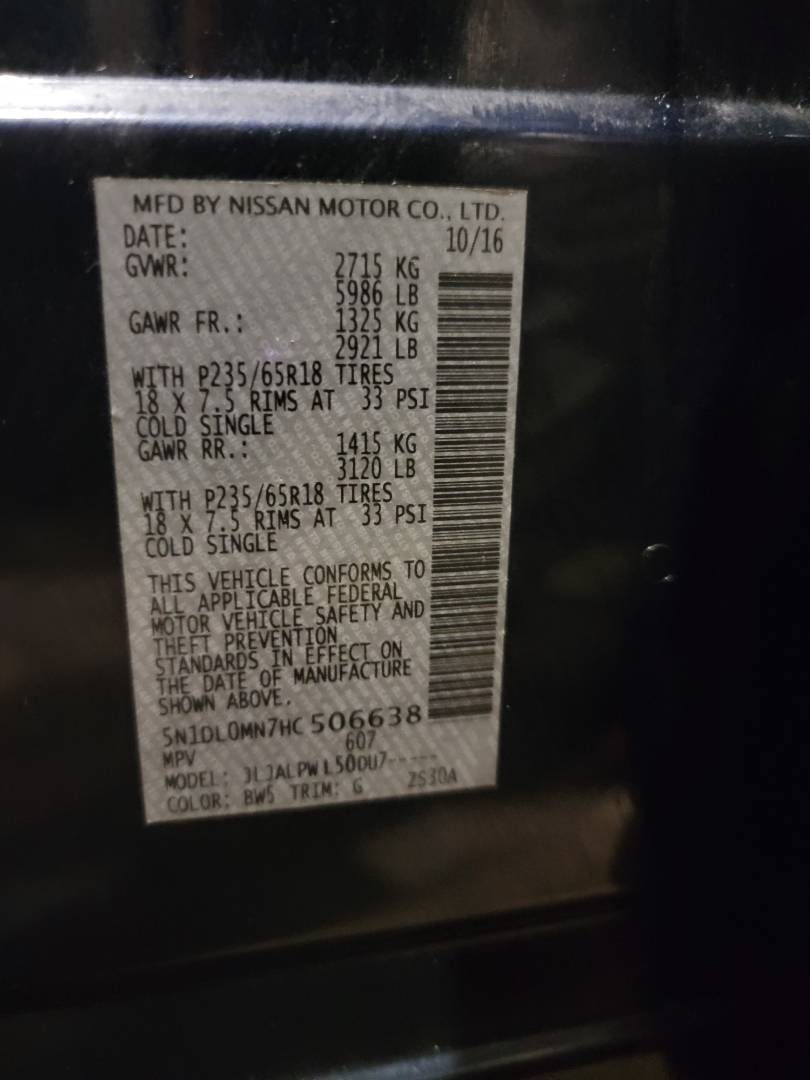 INFINITI QX60 2017 - Marhaba Auction Used Cars - Image 9