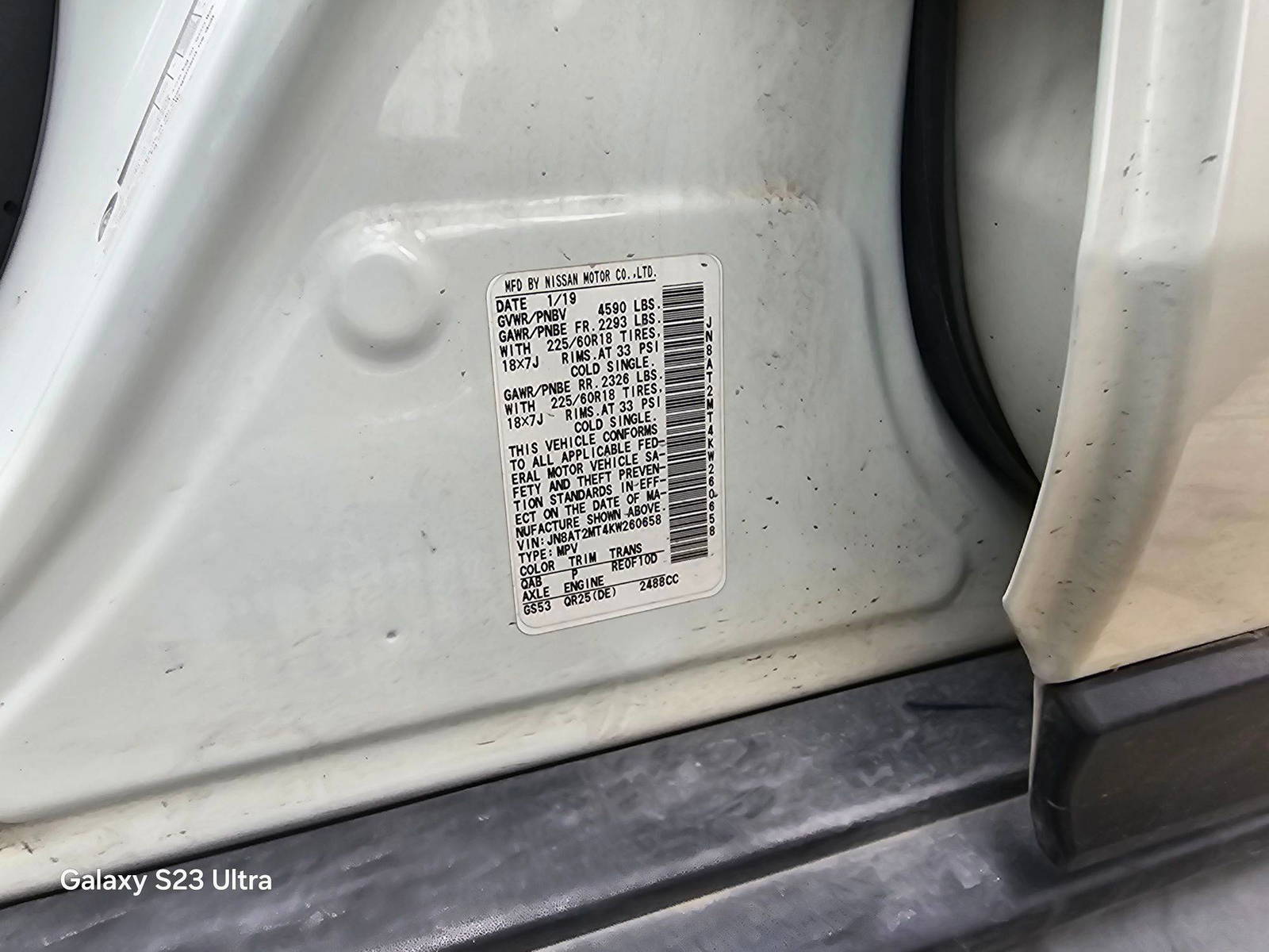 NISSAN ROGUE 2019 - Marhaba Auction Used Cars - Image 8