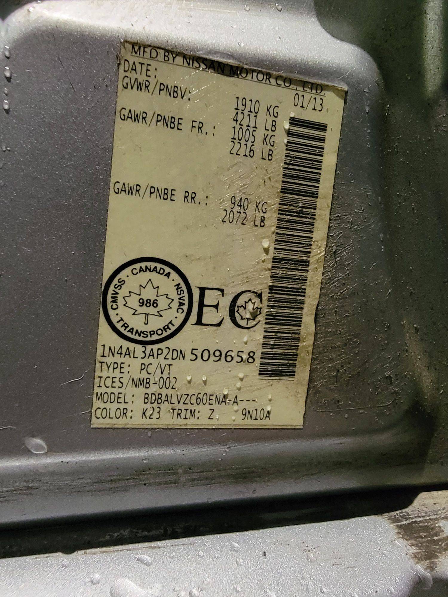 NISSAN ALTIMA 2013 - Marhaba Auction Used Cars - Image 11