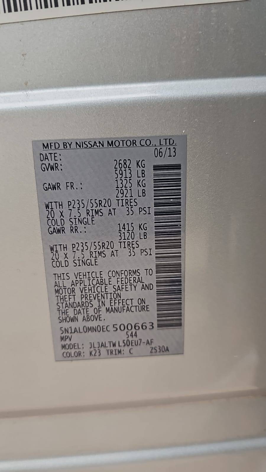 INFINITI QX60 2014 - Marhaba Auction Used Cars - Image 5