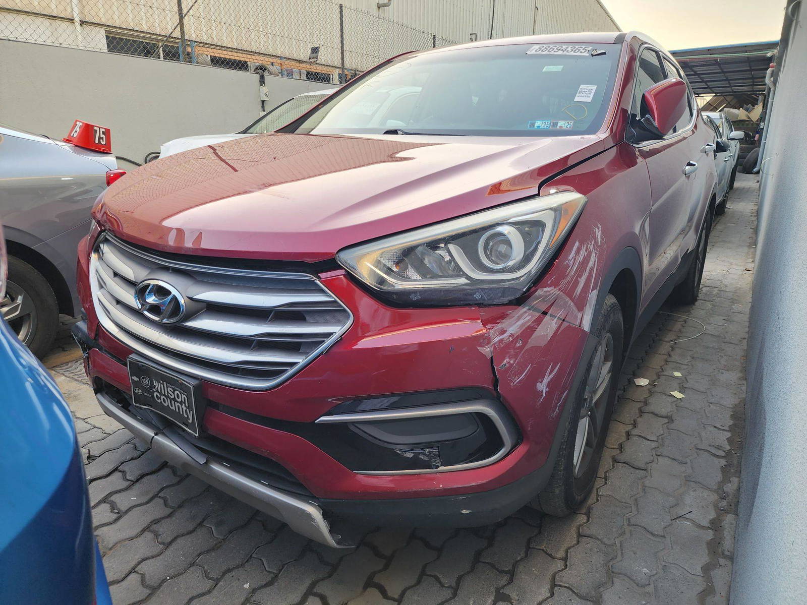 2017 HYUNDAI SANTA FE — 177967 Miles — Lot 10830 — Main - Marhaba Auctions Used Cars - Image 6