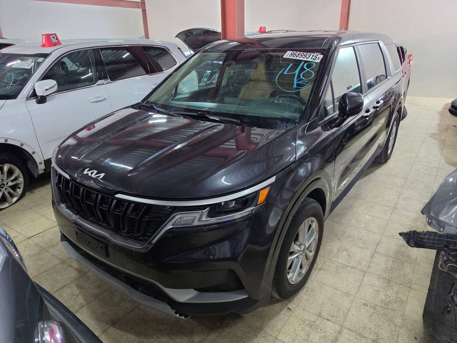 2023 KIA CARNIVAL LX — sold — 92286 Miles — Lot 96899315 - Marhaba Auctions Used Cars - Image 2