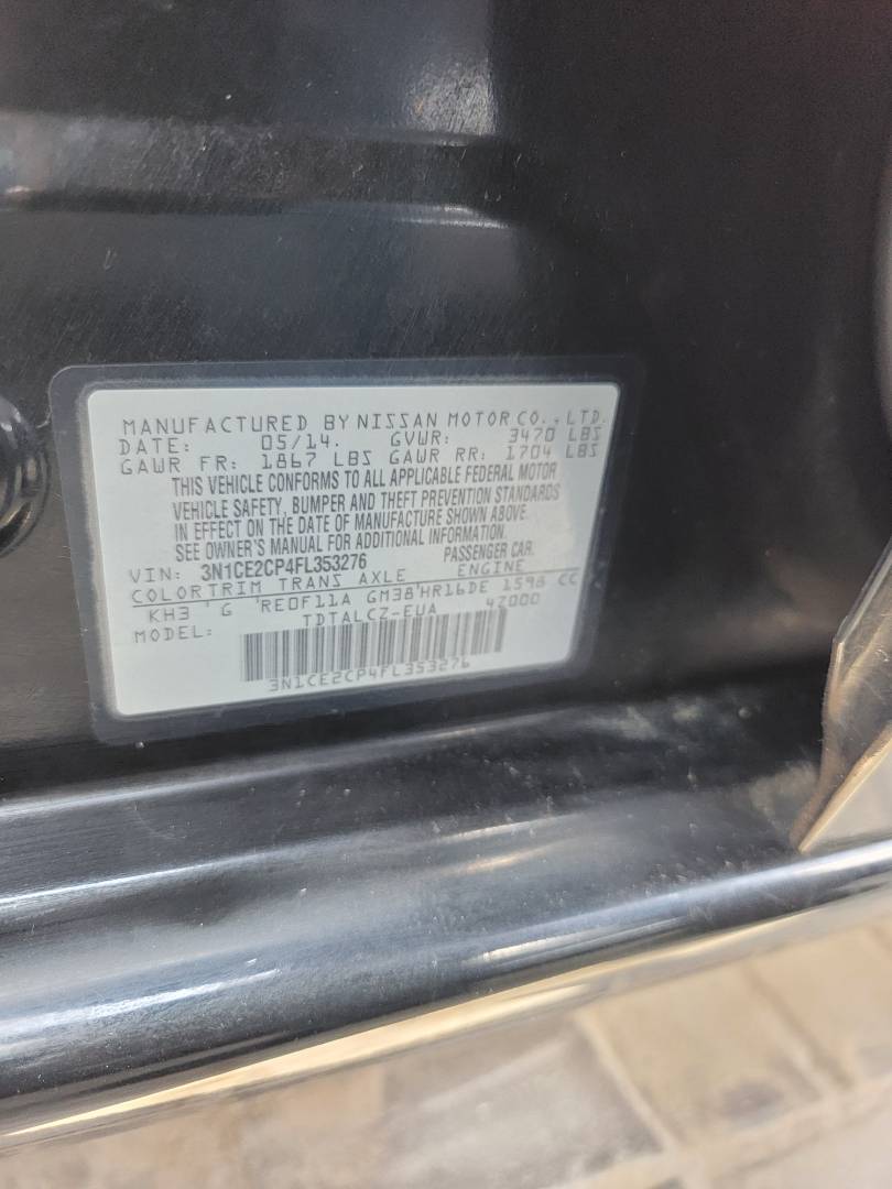 2015 NISSAN VERSA — 95904 Miles — Lot 353276 — Main - Marhaba Auctions Used Cars - Image 9