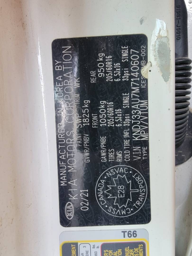2021 KIA SOUL — 51402 KM — Lot M7140607 — Main - Marhaba Auctions Used Cars - Image 9