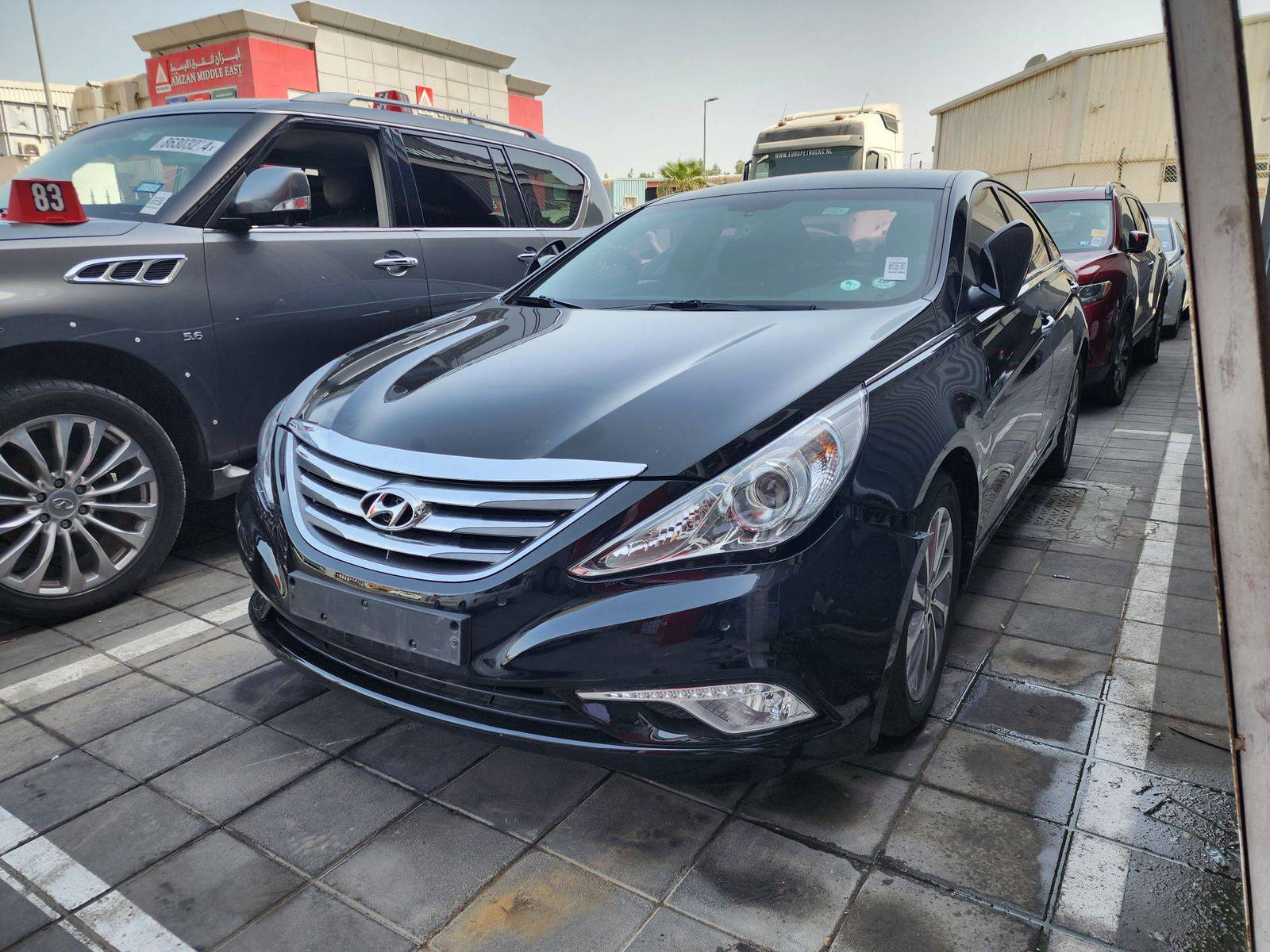 2013 HYUNDAI SONATA — 195589 KM — Lot 495916 — Al Quoz - Marhaba Auctions Used Cars - Image 3