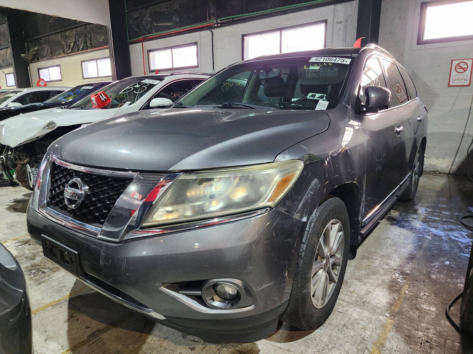 2016 NISSAN PATHFINDER — 85908 Miles — Lot 613650 — Al Quoz - Marhaba Auctions Used Cars - Image 3