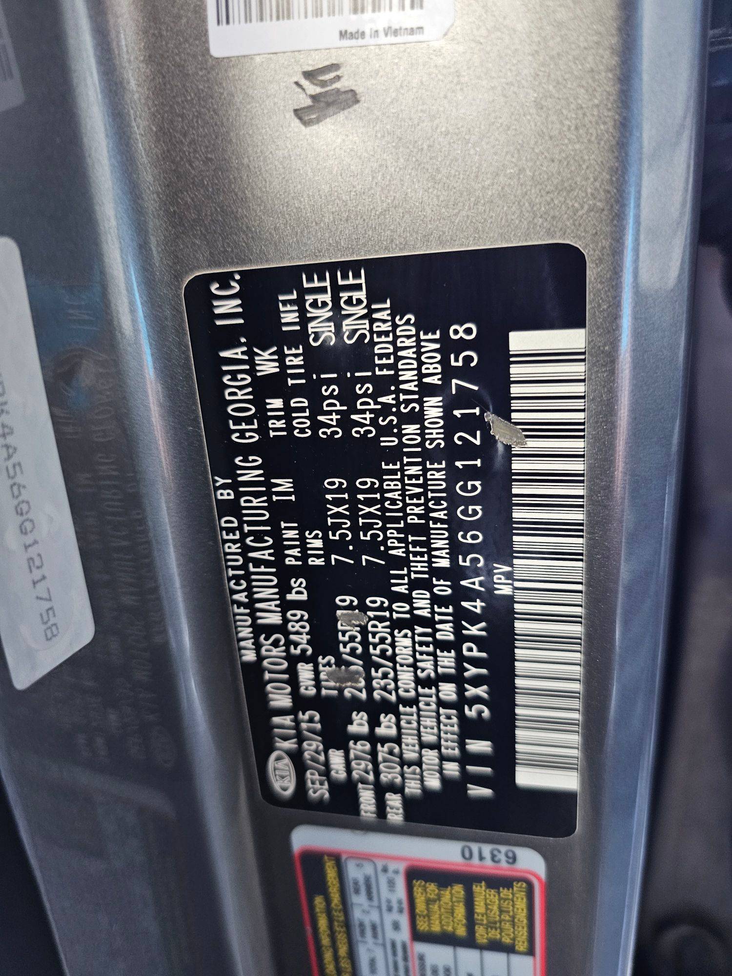 KIA SORENTO 2016 - Marhaba Auction Used Cars - Image 12