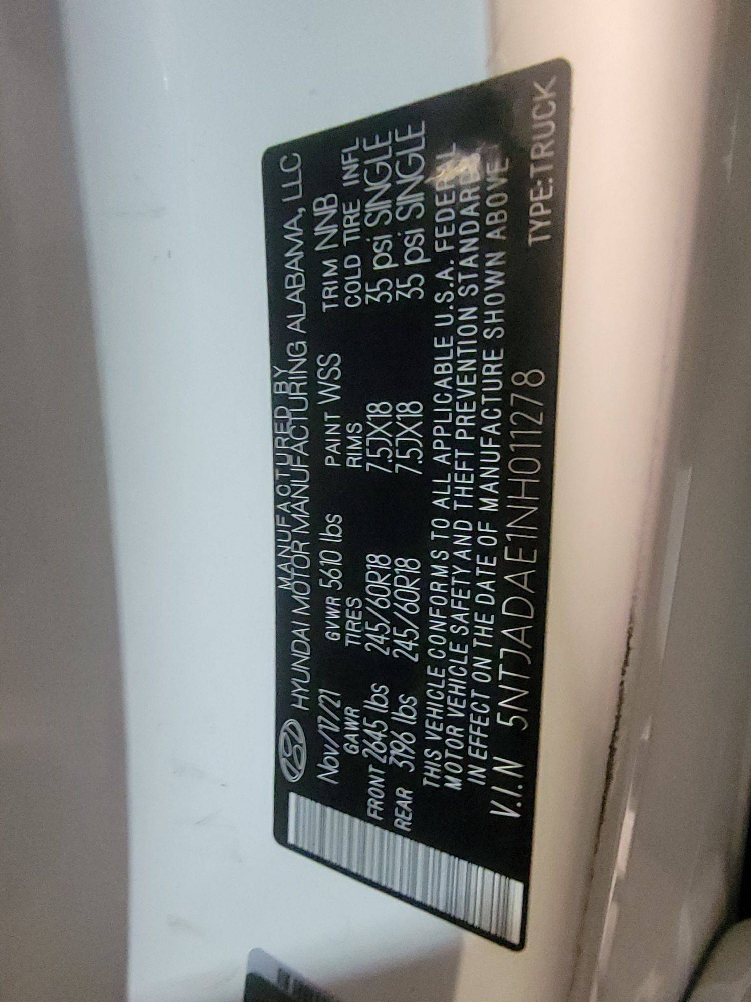 HYUNDAI SANTA CRUZ 2022 - Marhaba Auction Used Cars - Image 9