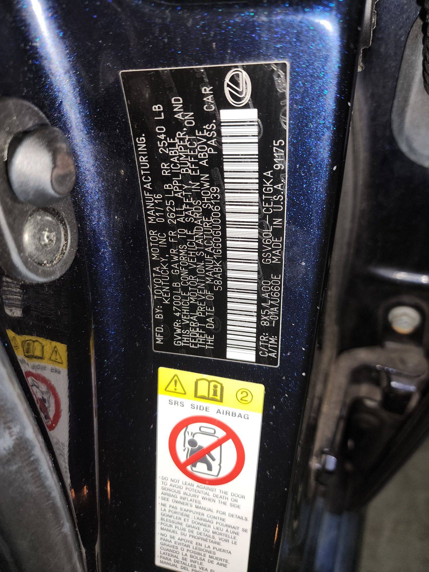 LEXUS ES 350 2016 - Marhaba Auction Used Cars - Image 11