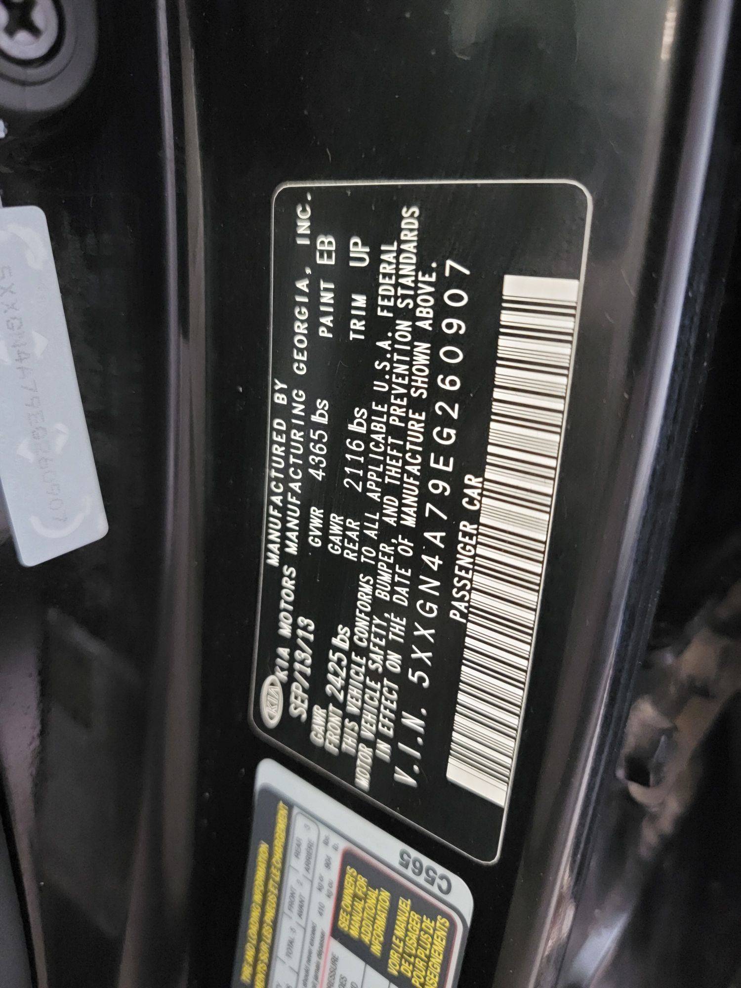 KIA OPTIMA 2014 - Marhaba Auction Used Cars - Image 10