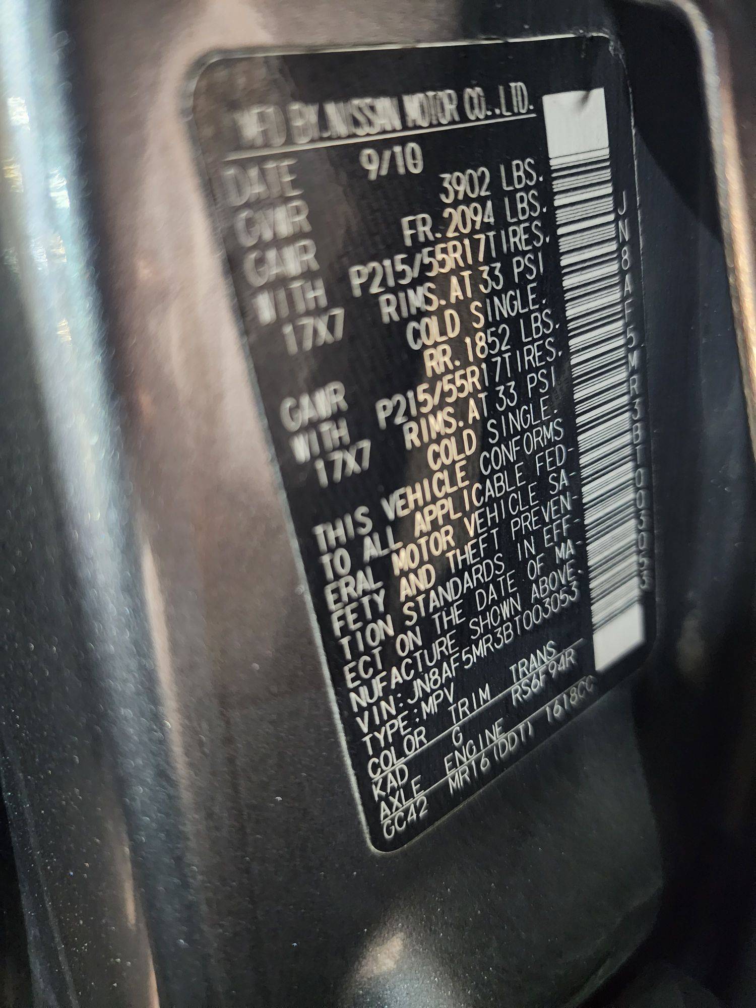 NISSAN JUKE 2011 - Marhaba Auction Used Cars - Image 11