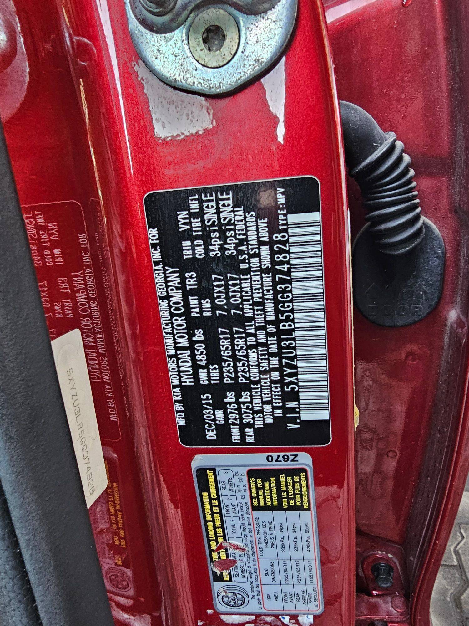 HYUNDAI SANTA FE 2016 - Marhaba Auction Used Cars - Image 9