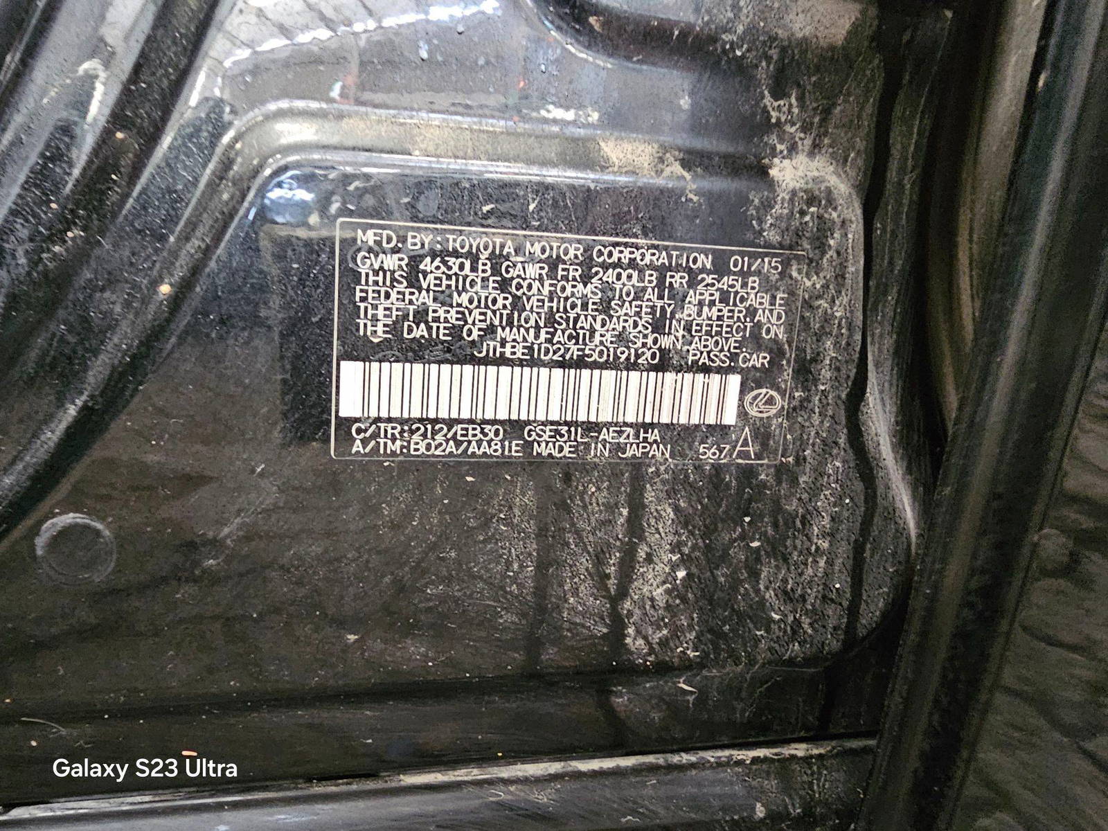 LEXUS IS 350 F SPORT 2015 - Marhaba Auction Used Cars - Image 10