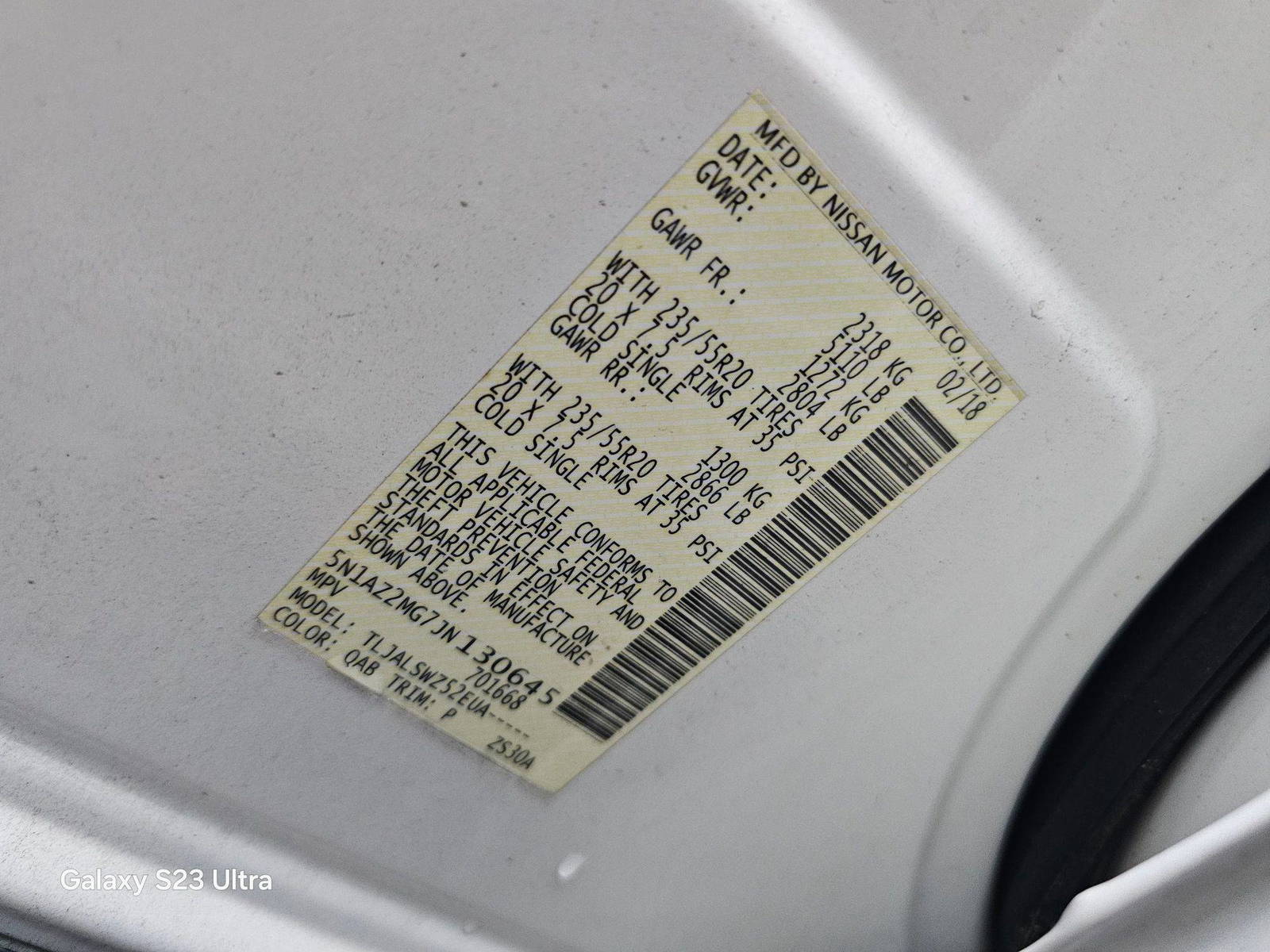 NISSAN MURANO 2018 - Marhaba Auction Used Cars - Image 9