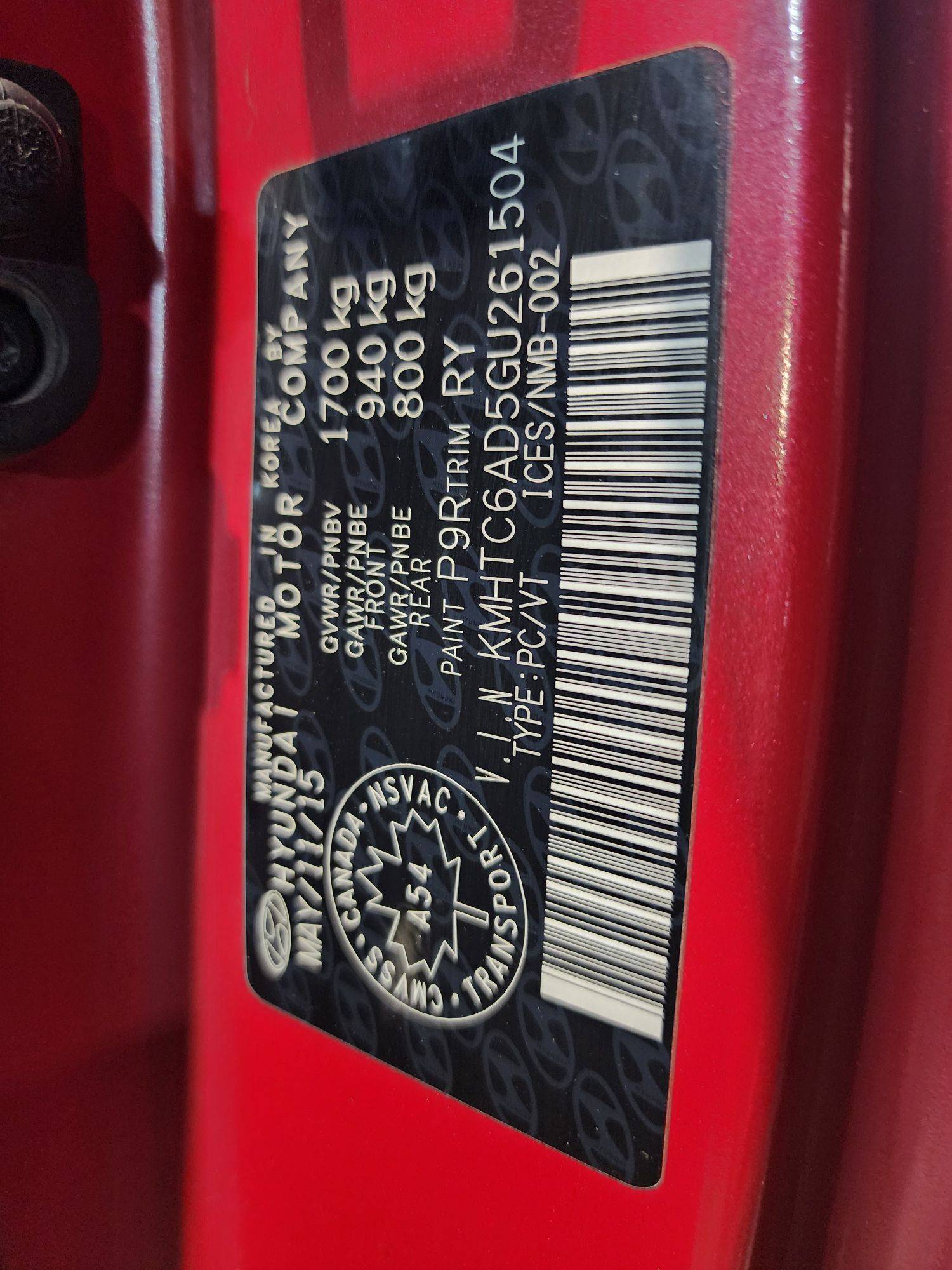 HYUNDAI VELOSTER 2016 - Marhaba Auction Used Cars - Image 11