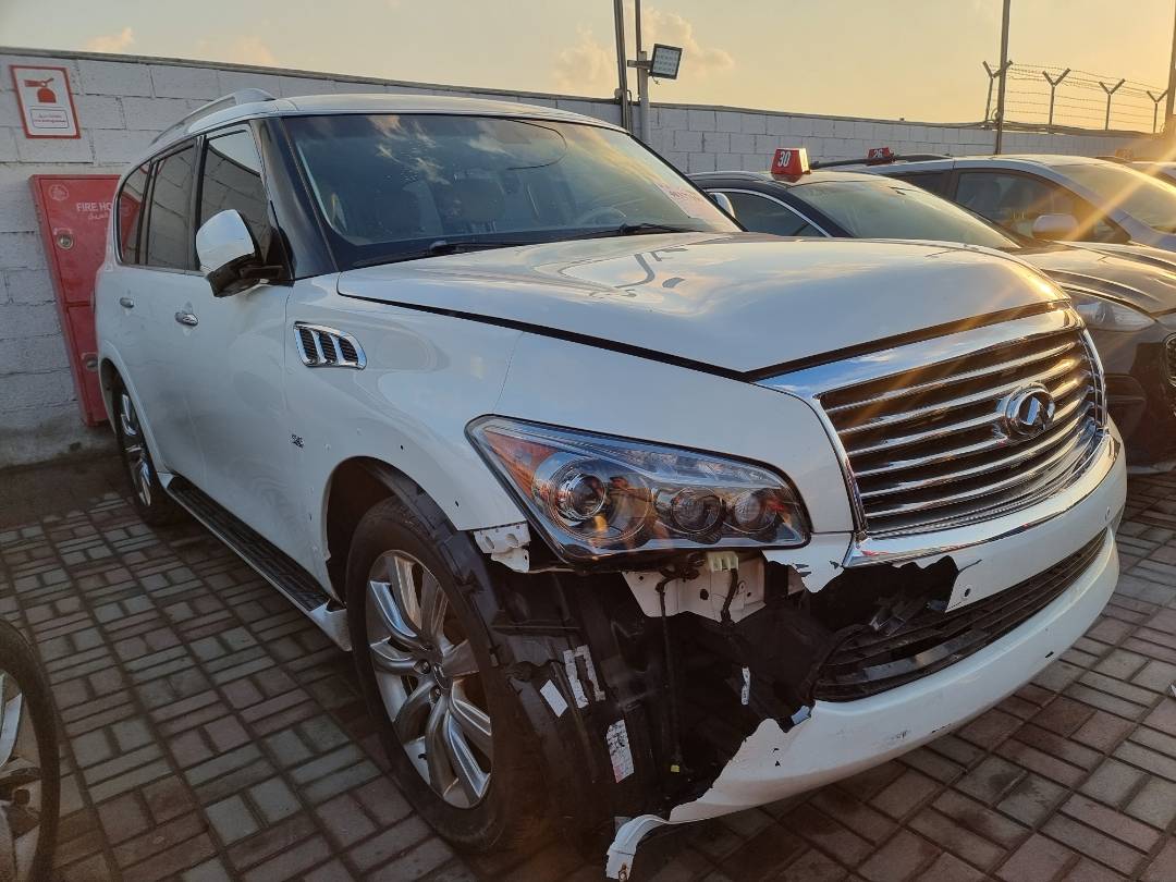 2014 INFINITI QX80 — 140148 Miles — Lot 214578 — Main - Marhaba Auctions Used Cars - Image 3