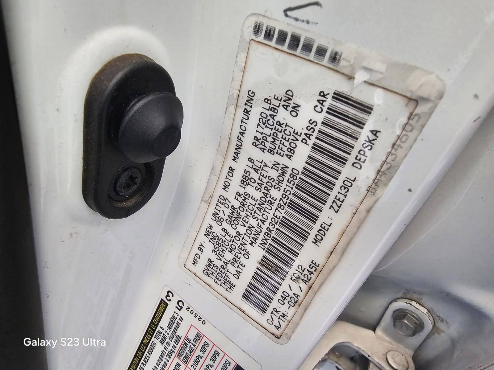 TOYOTA COROLLA 2008 - Marhaba Auction Used Cars - Image 10