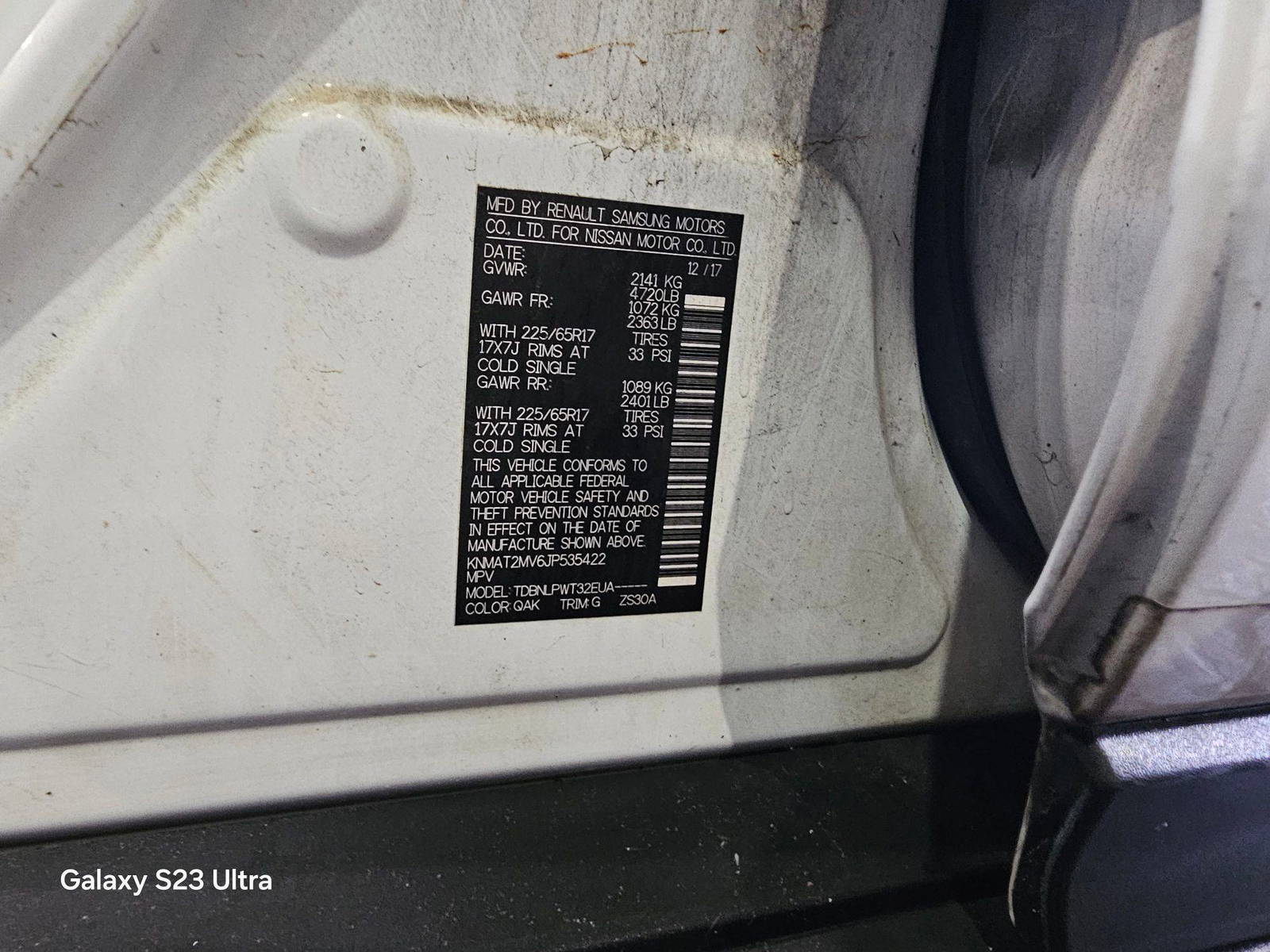 NISSAN ROGUE 2018 - Marhaba Auction Used Cars - Image 9