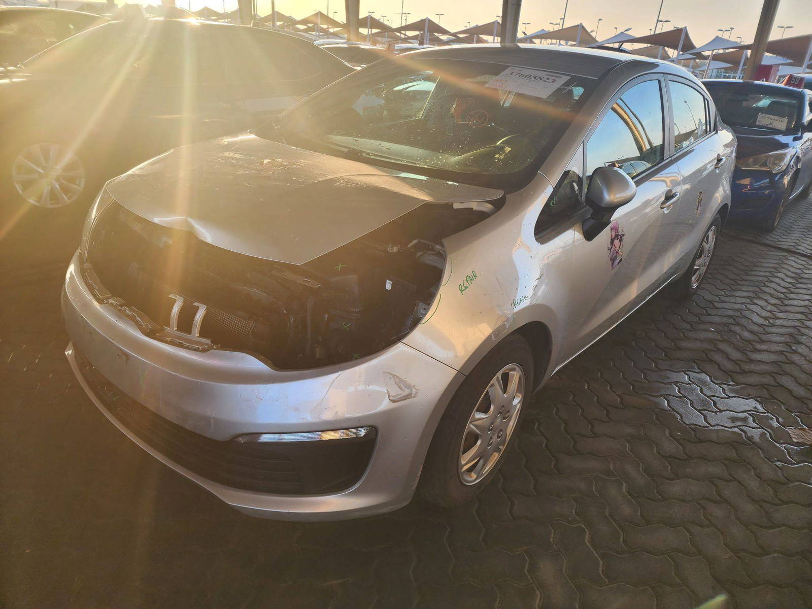 2016 KIA RIO — 108491 Miles — Lot 37605823 - Marhaba Auctions Used Cars - Image 8
