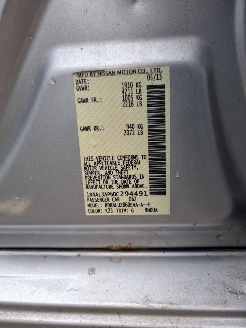 NISSAN ALTIMA 2013 - Marhaba Auction Used Cars - Image 8