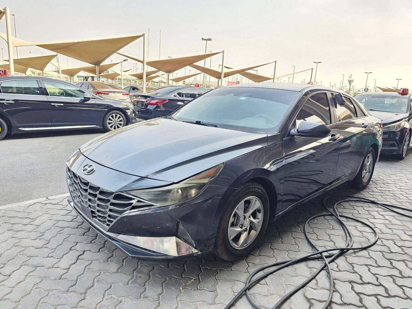 2021 HYUNDAI ELANTRA — 117557 KM — Lot H034915 — Souq - Marhaba Auctions Used Cars - Image 5