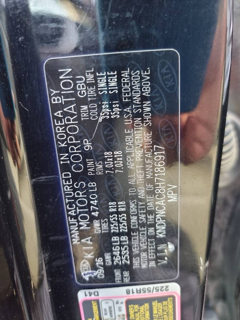 KIA SPORTAGE 2017 - Marhaba Auction Used Cars - Image 9