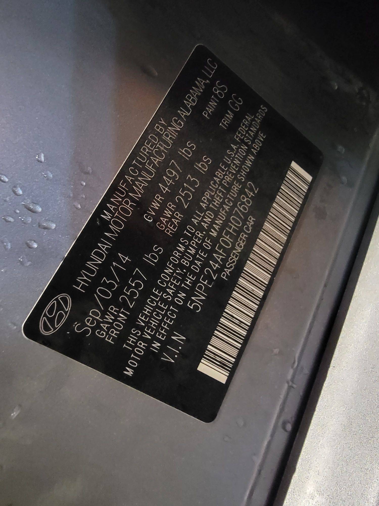 HYUNDAI SONATA 2015 - Marhaba Auction Used Cars - Image 9