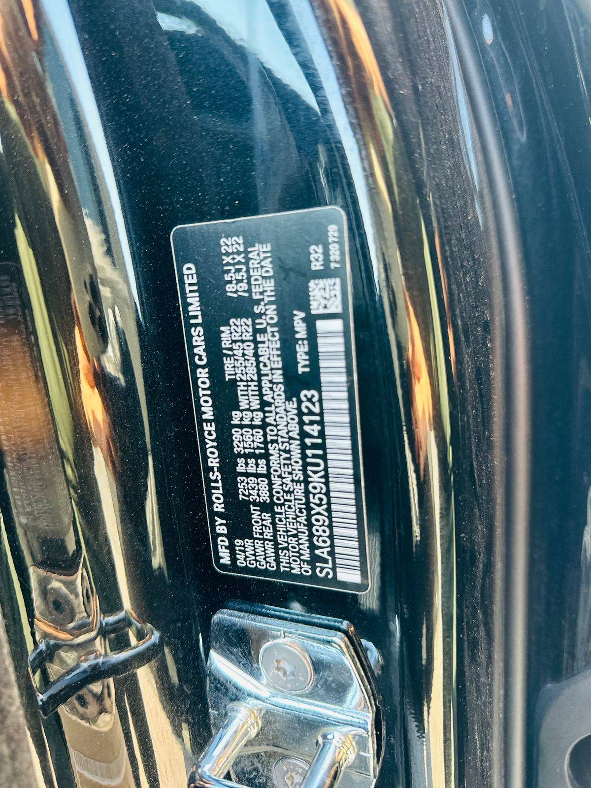 2019 ROLLS ROYCE CULLINAN — 24610 KM — Lot 14123 — Souq - Marhaba Auctions Used Cars - Image 14