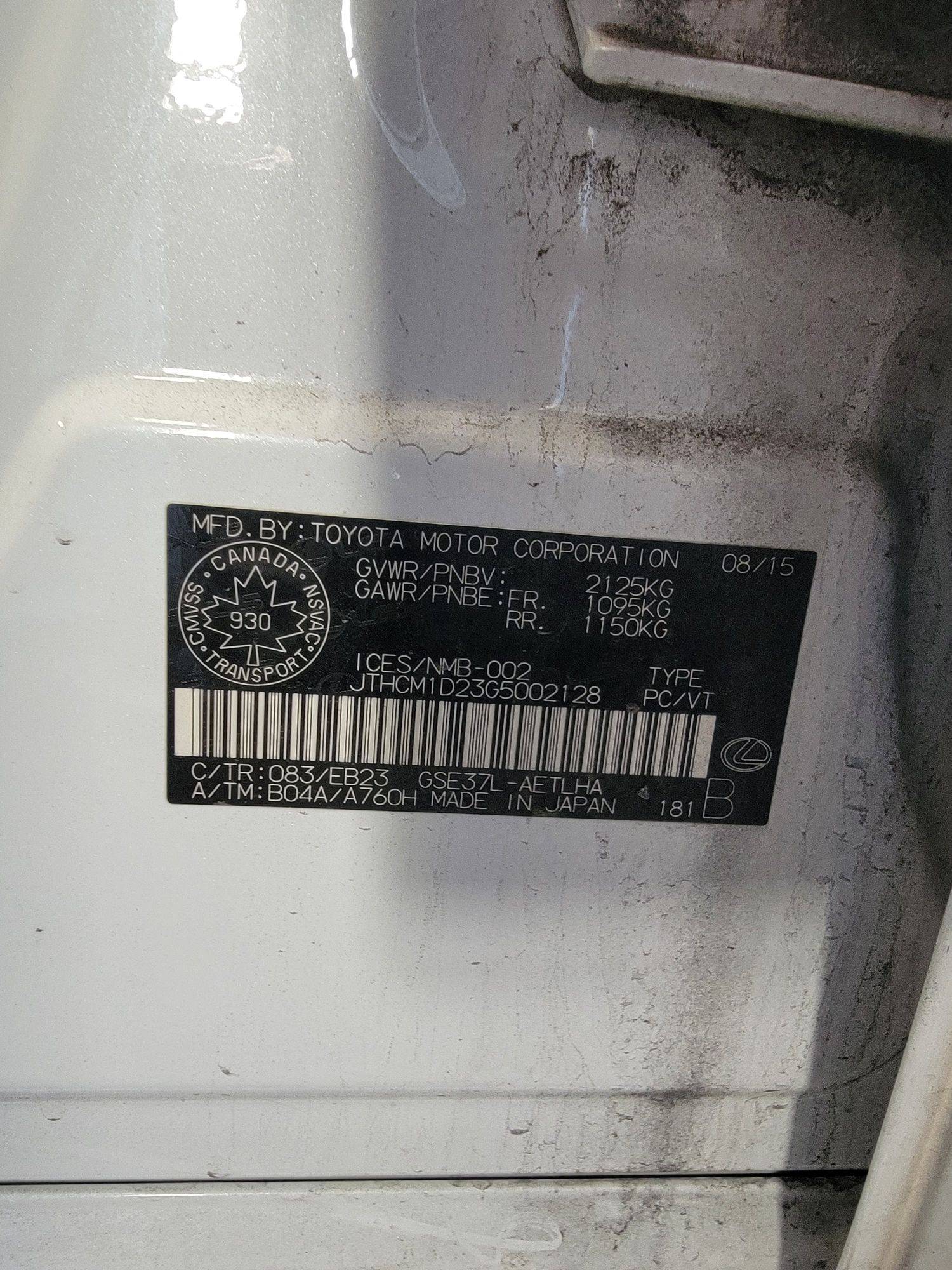 LEXUS IS 300 2016 - Marhaba Auction Used Cars - Image 10