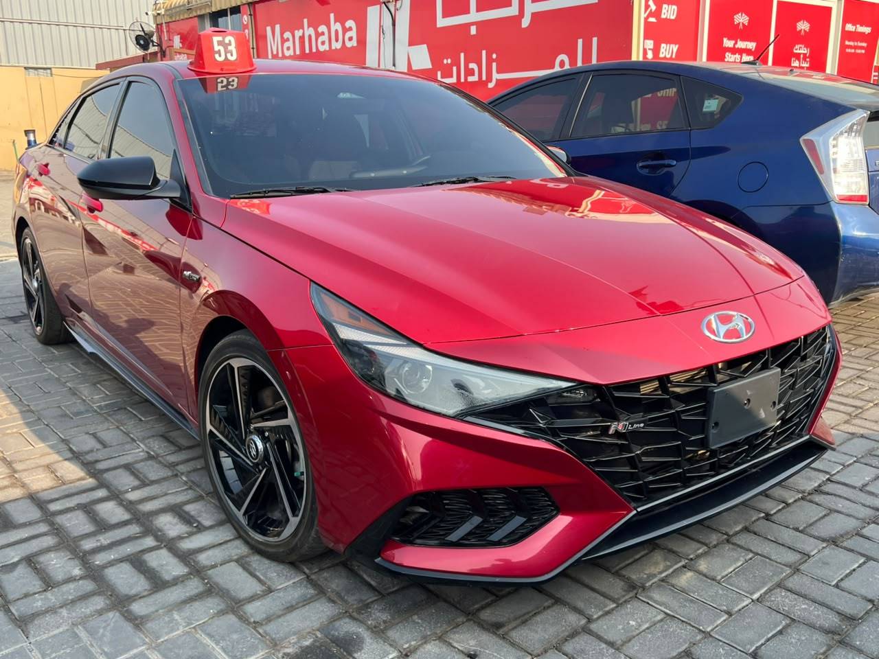 2024 HYUNDAI ELANTRA — 22641 Miles — Lot F6PU416131 - Marhaba Auctions Used Cars - Image 9