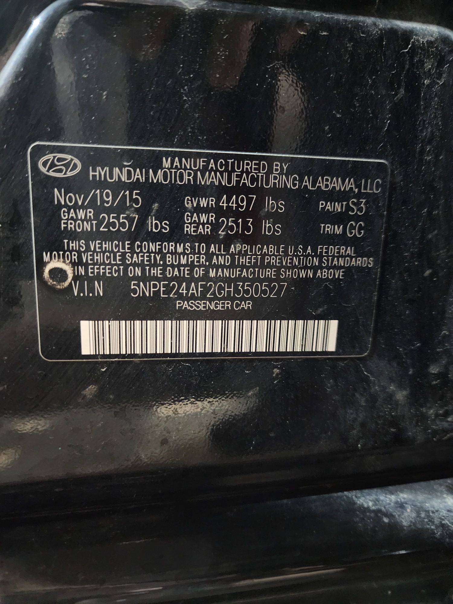 2016 HYUNDAI SONATA — 117245 Miles — Lot 2GH350527 — Main - Marhaba Auctions Used Cars - Image 18