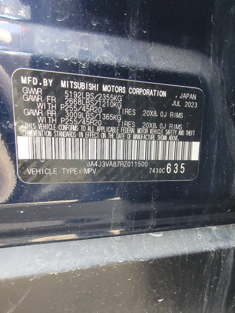 2024 MITSUBISHI OUTLANDER — 32522 Miles — Lot 74761684 — Souq - Marhaba Auctions Used Cars - Image 9