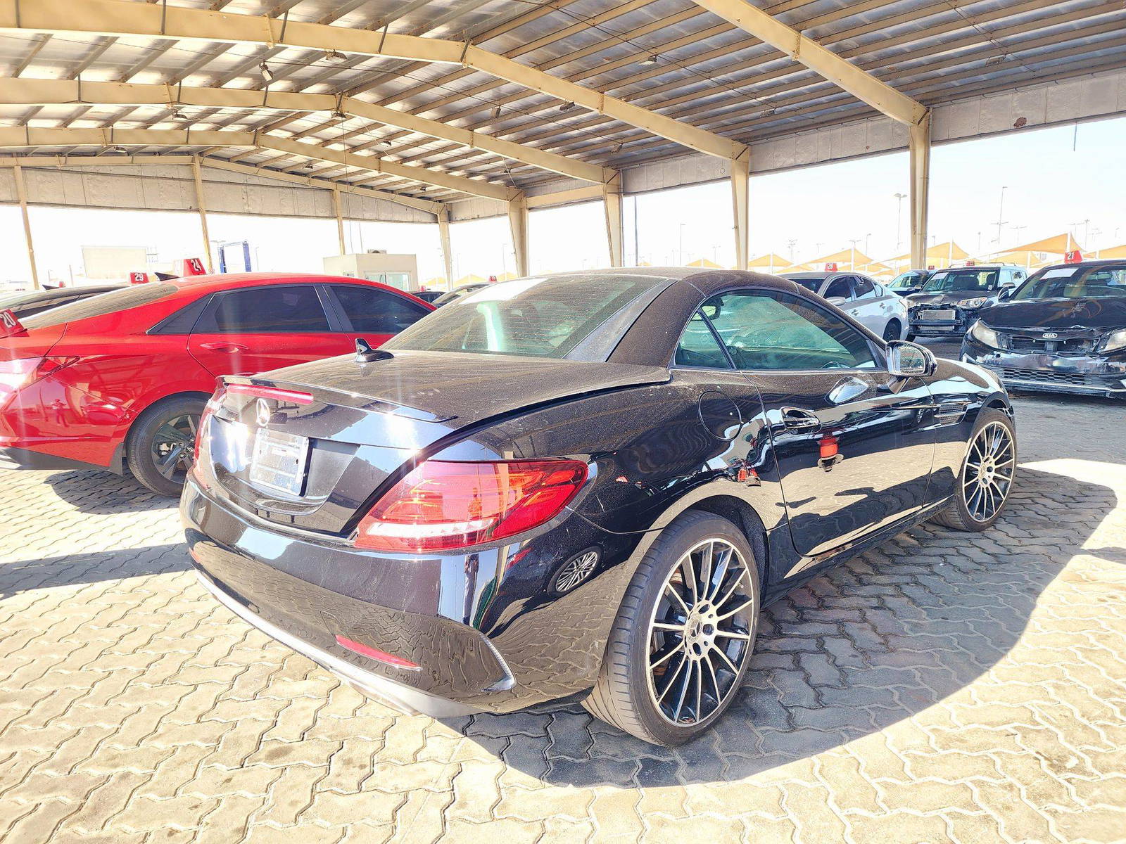 2019 MERCEDES BENZ SLC 300 — 40406 Miles — Lot 55567554 — Souq - Marhaba Auctions Used Cars - Image 3
