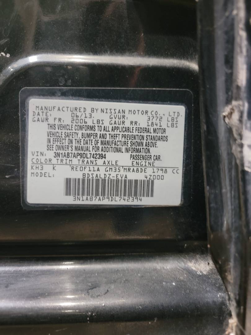 2013 NISSAN SENTRA — 112105 Miles — Lot 54941033 - Marhaba Auctions Used Cars - Image 4