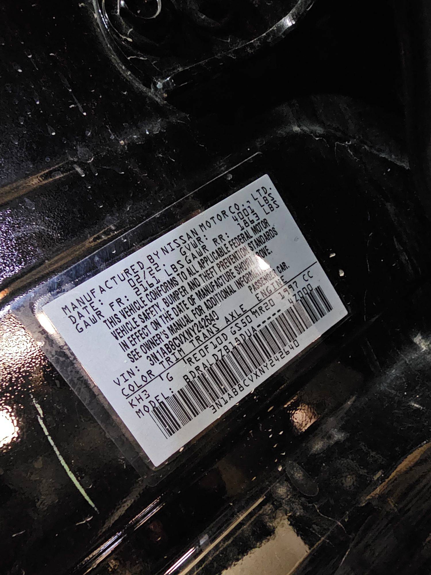 2022 NISSAN SENTRA — 88120 Miles — Lot NY242640 — Main - Marhaba Auctions Used Cars - Image 9