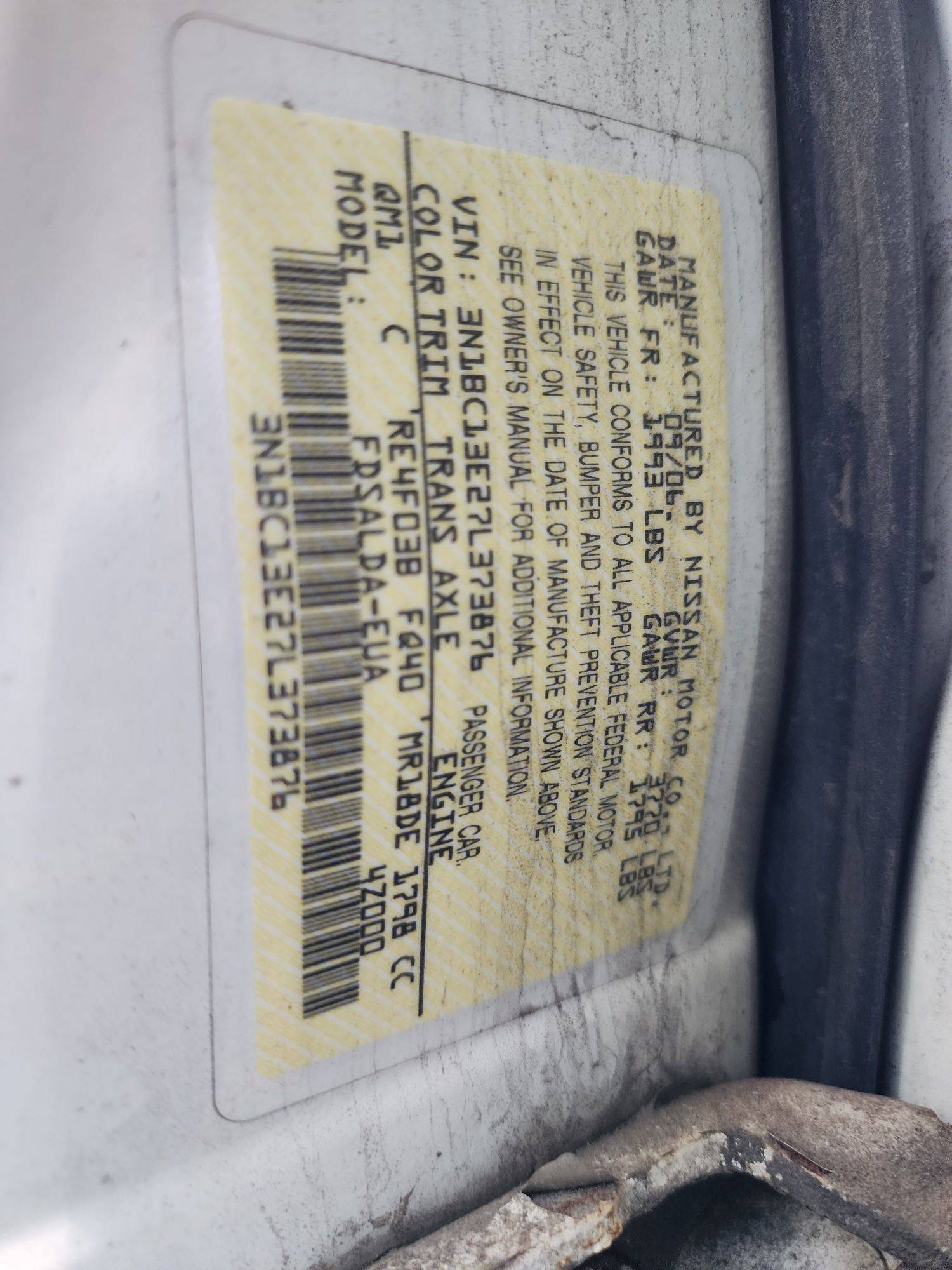 2007 NISSAN VERSA — 213158 Miles — Lot 44738474 — Souq - Marhaba Auctions Used Cars - Image 9