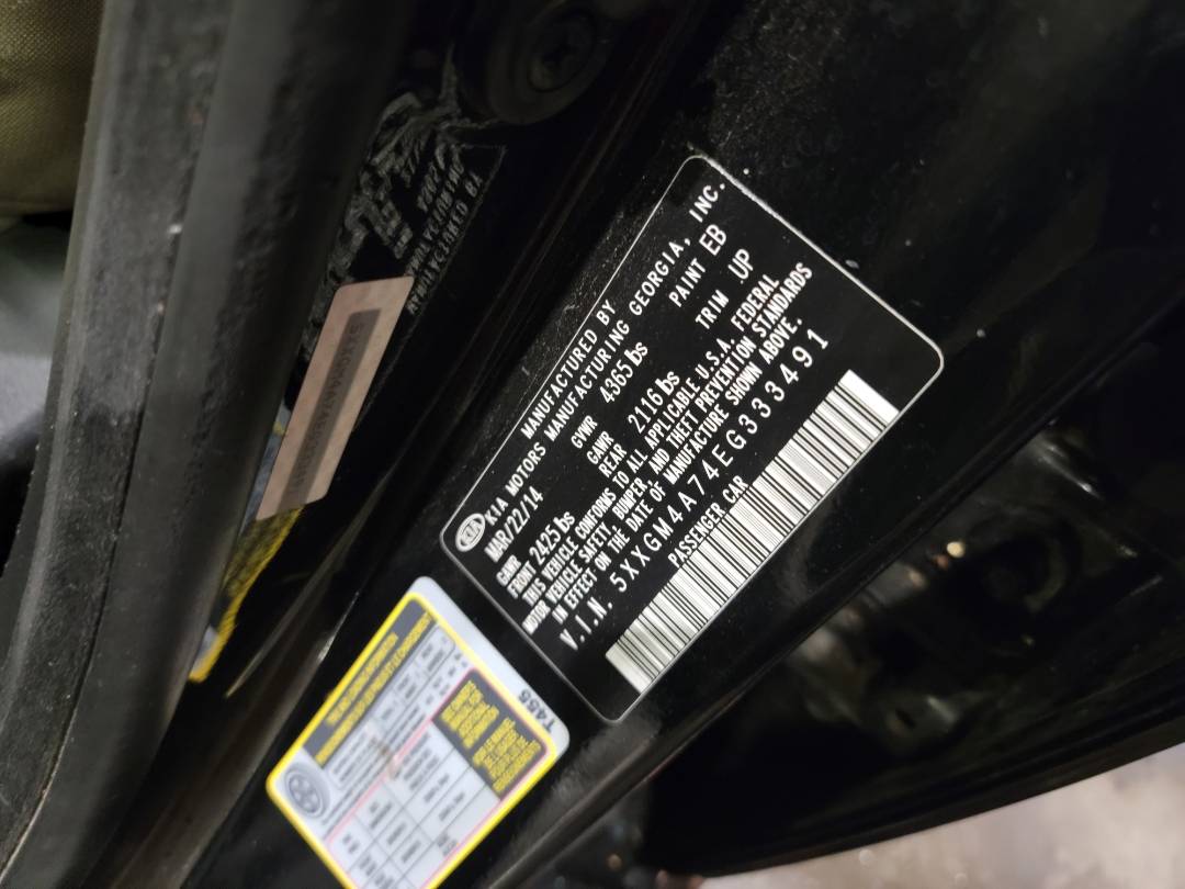 2014 KIA OPTIMA — 111650 Miles — Lot G333491 — Main - Marhaba Auctions Used Cars - Image 9