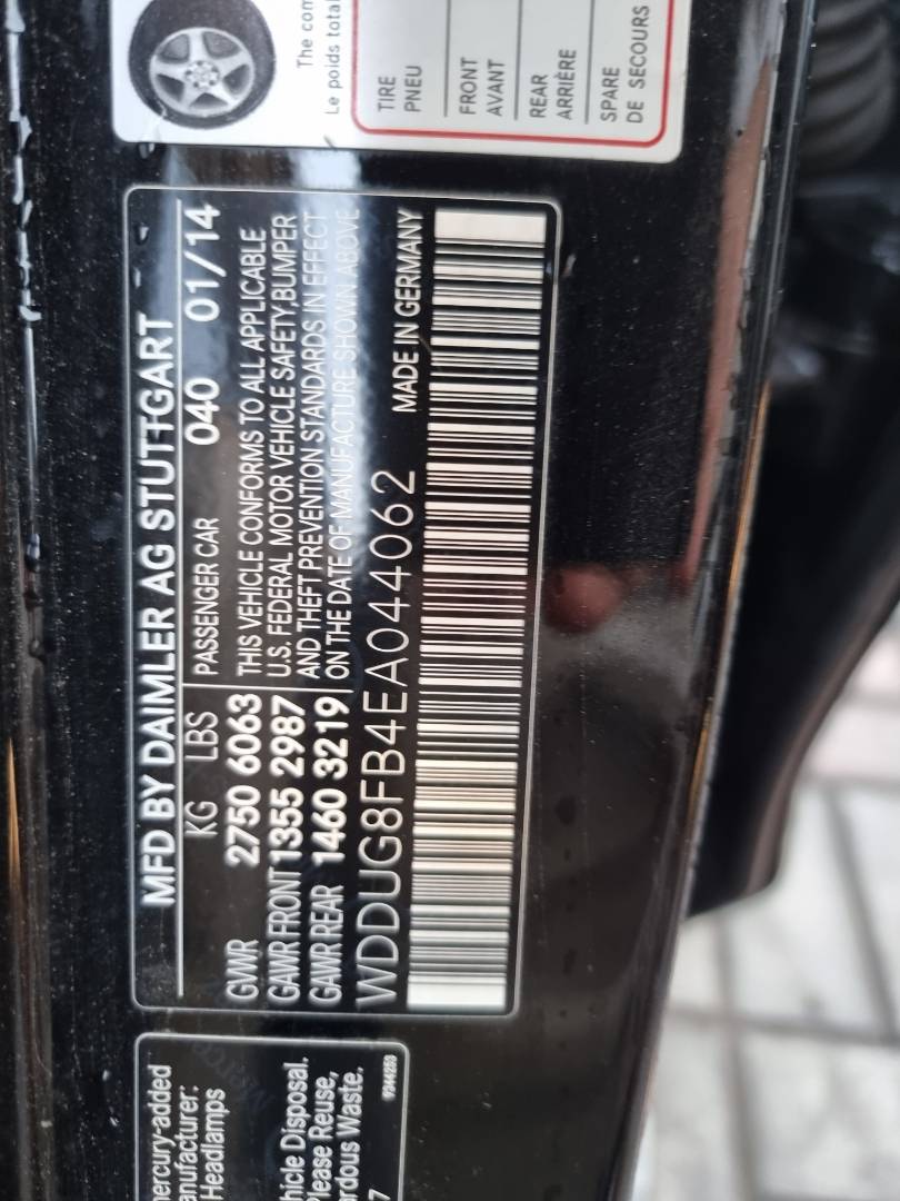 MERCEDES BENZ S 550 2014 - Marhaba Auction Used Cars - Image 9