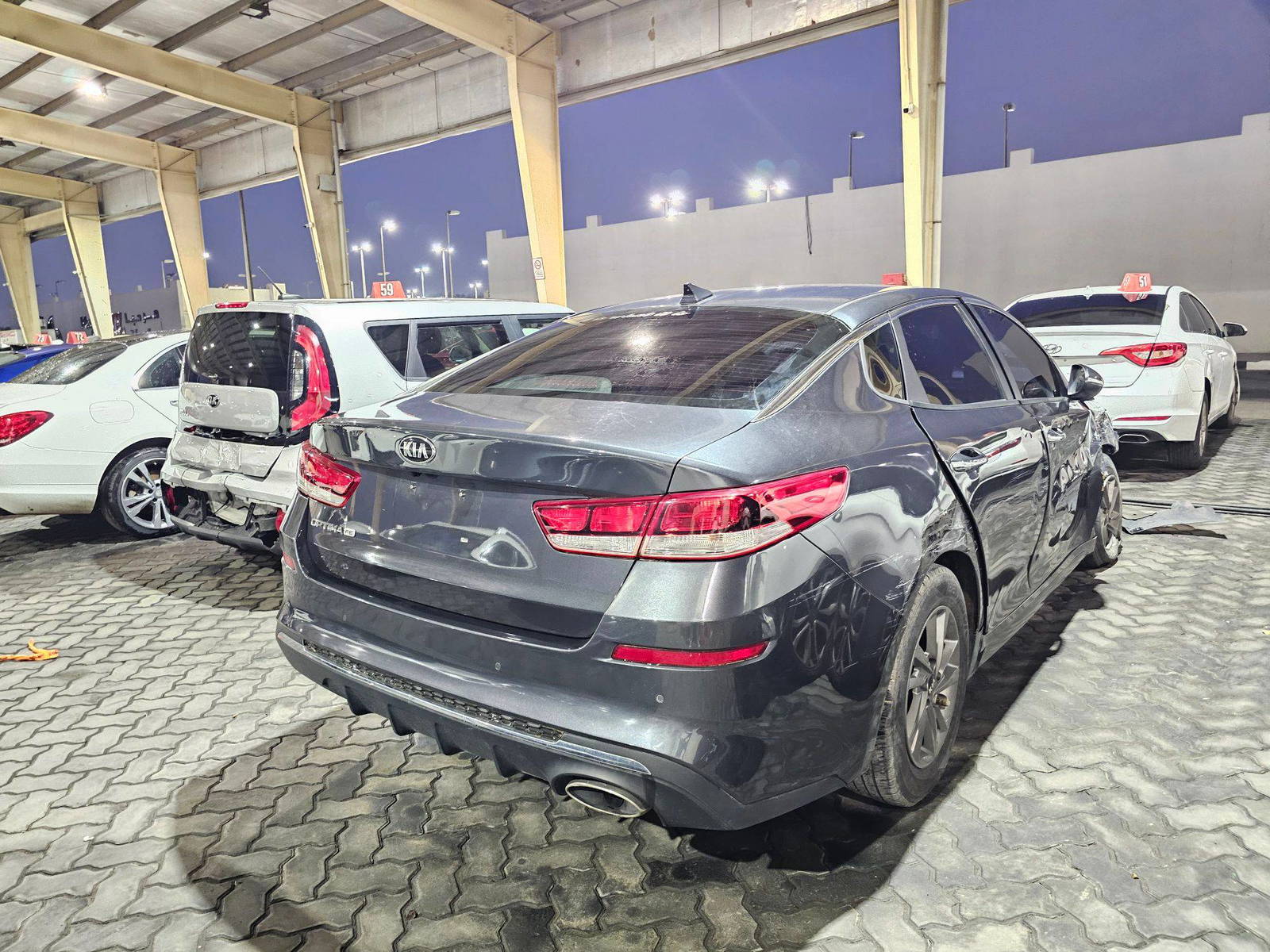 2019 KIA OPTIMA — 79404 Miles — Lot 3KG304878 — Souq - Marhaba Auctions Used Cars - Image 3