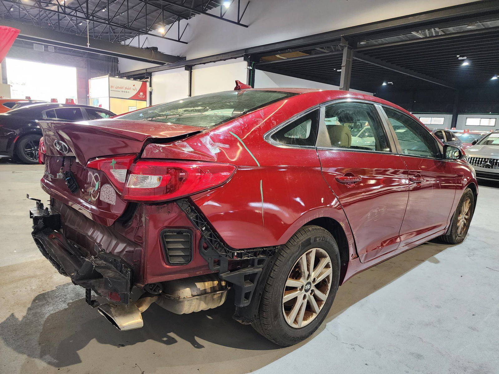 2015 HYUNDAI SONATA — 159753 Miles — Lot 237576 — Al Quoz - Marhaba Auctions Used Cars - Image 4
