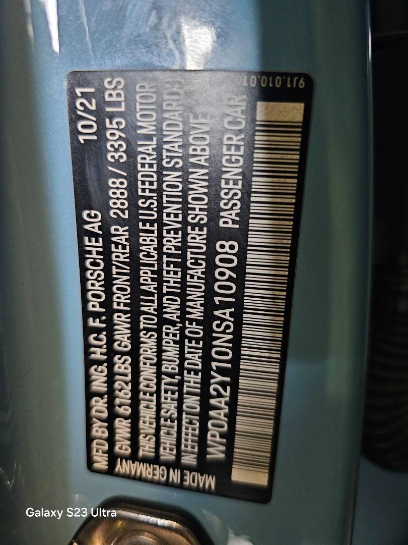 PORSCHE TAYCAN 2022 - Marhaba Auction Used Cars - Image 12