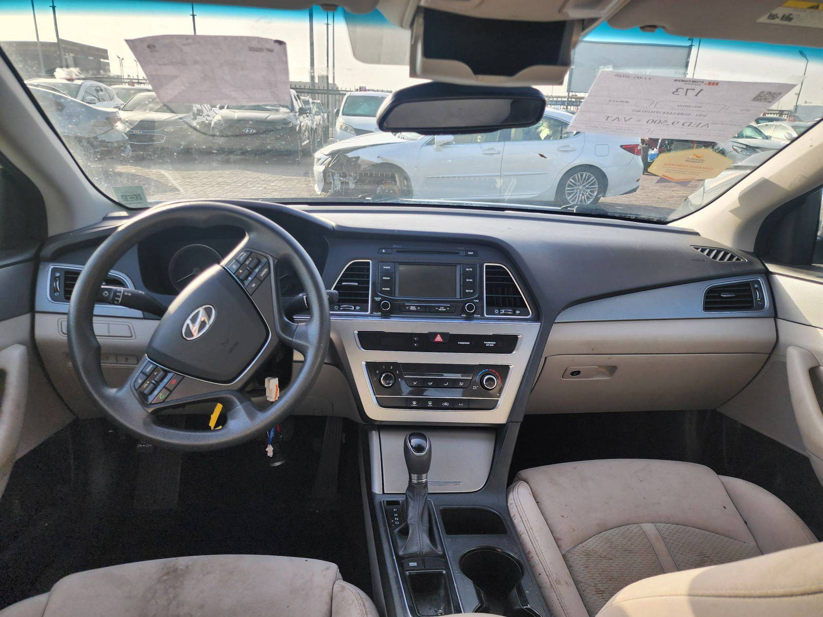 2015 HYUNDAI SONATA — 123015 Miles — Lot 43436142 — Al Sajaa - Marhaba Auctions Used Cars - Image 8