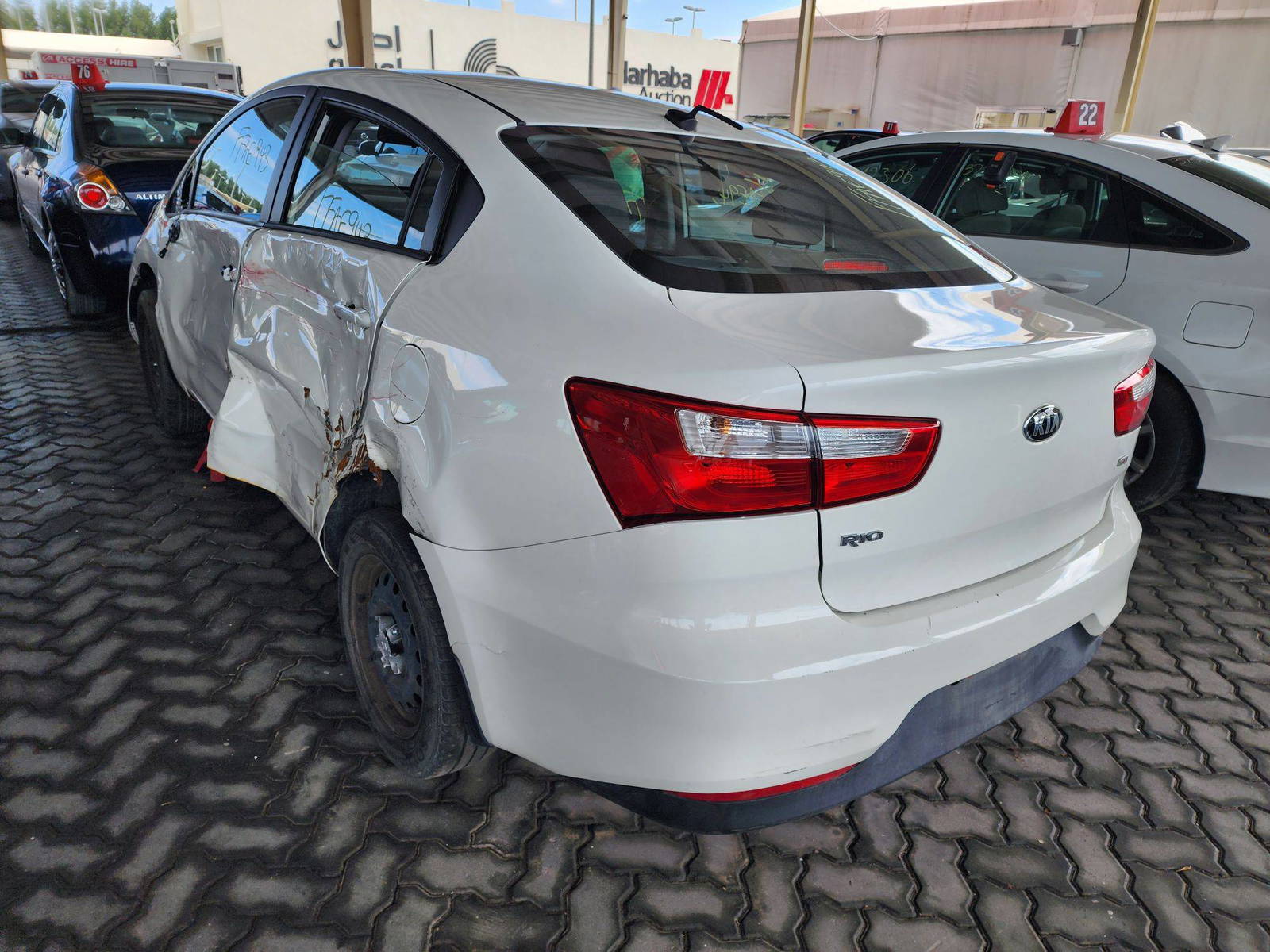 2016 KIA RIO — 115169 KM — Lot 008622 - Marhaba Auctions Used Cars - Image 3
