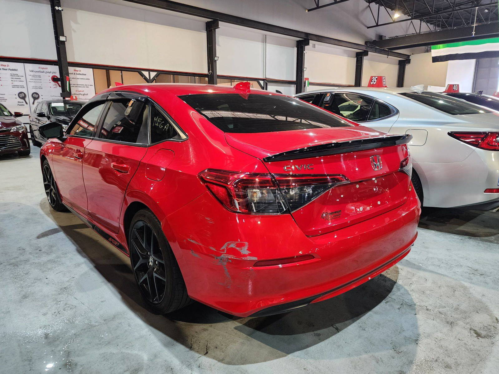2022 HONDA CIVIC — 104174 KM — Lot 102228 — Main - Marhaba Auctions Used Cars - Image 5